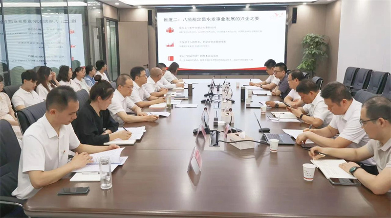 湖北水发集团党委委员、副总经理王玉才赴湖北太阳成集团官网公司调研并讲授专题党课